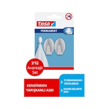 Permanent Askı Metal Oval 2 Adet X 3 Paket Toplam 6 Askı Diğer