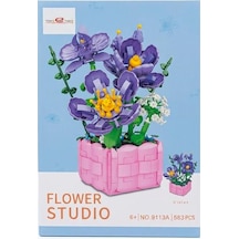 Toys E Toys Flower Studio Gül Çiçek Yapı Blok Seti 550 Parça 9109a