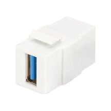 Digitus Dn-93404 Usb 3.0 To Usb 3.0 Dişi-dişi Beyaz Usb Keystone Jack