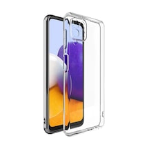 Ally Sm Galaxy A22 4g Kılıf Kamera Korumalı Ultra İnce Şeffaf Silikon Kılıf- 5775 Mh-hs7301-5841