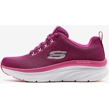 Skechers D'Lux Walker - Fresh Finesse Kadın Gül Kurusu Spor Ayakkabı 149368 Plum Bordo