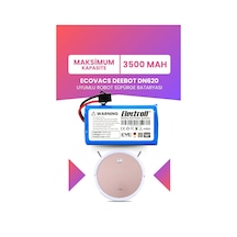 Ecovacs Deebot Dn620 Uyumlu Batarya Maksimum Kapasite 3500mah Pil Robot Süpürge Bataryası