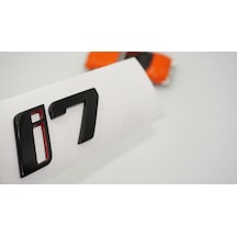 Dk Tuning Yeni İ7 Bagaj Siyah Kırmızı Abs Yazı Logo Bmw İle Uyumlu -