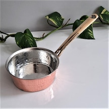 1,2 Mm Kalın Dövülmüş Trabzon İşi Bakır Sosluk Tava