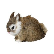 Suntek Simülasyon Relastik Tavşan Ev Dekorasyonu- 13x7x10cm