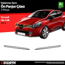 S-dizayn Renault Clio 4 Hb Krom Ön Panjur 2 Prç. 2012-2019