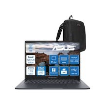 Asus ExpertBook B5 B5405CCA-U716512B1D-F33 Ultra 7 255H 128 GB 1 TB SSD 14" Free Dos Dizüstü Bilgisayar + Zetta Çanta