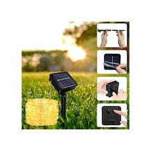 Solar Güneş Enerjili Hortum Kaplamalı Gün Işığı Led Çok Renkli