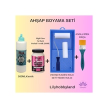 Ahşap Boyama Seti-kemik - 691404291 Diğer