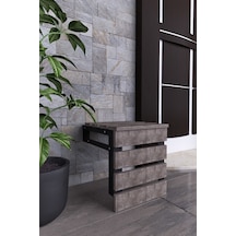 Moka Park Avm Akasya Duvara Monte Katlanabilir Tabure Gri