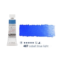 Schmincke Horadam Aquarell Tube 15ml Seri 4 Cobalt Blue Light 487