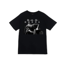Stoned&Fame Bad Omens Baskılı T-shirt SIYAH