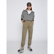 Koton Jogger Kot Pantolon Cep Detaylı Haki 3wal40041mw 3WAL40041MW847 Haki