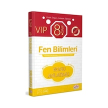 8.Sınıf VIP Fen Bilimleri Konu Anlatımlı -  Editör