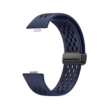 Huawei Watch Fit 3 Kordon Silikon Delikli Magnet Strap Fit/fit 2 Uyumlu Değildir