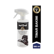Veturel At Yara ve Deri Bakım Eyer Kesik Tırnak Nal Çakımı Tımar Sonrası Bakım Spreyi 500 ML