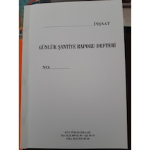 Günlük Şantiye Rapor Defteri