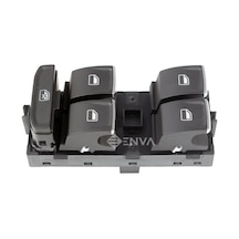 Skoda Octavia Sol Dörtlü Cam Açma Düğmesi Anahtarı 2014-2017 bey