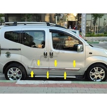 Markadan Citroen Nemo Krom Yan Kapı Çıtası 2008 Sonrası 4 Parça P