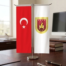 Kara Kuvvetleri Ve Türk Bayrağı Kırlangıç T Tipi Masa Bayrak Takımı Diğer