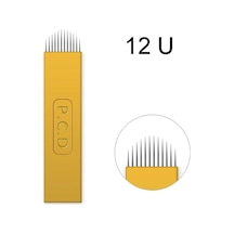 P.c.d 12 U Blade Gold Microblading İğnesi 10 Adet Diğer