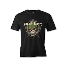 Five Finger Death Punch Poster - Warhead Siyah Erkek Tshirt