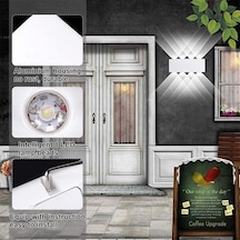 Led Duvar Lambası İç Aydınlatma Aplik Lamba Ac85-265v Ev Dekor Aydınlatma Armatürü İçin 8w Cold White Beyaz