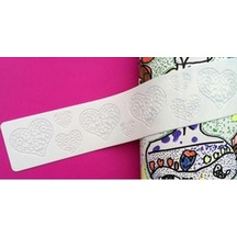 Silikon Kalp Temalı Dantel Kalıbı Diğer