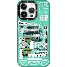 iPhone Uyumlu 15 Pro Max Kılıf Magsafe Şarj Özellikli Youngkit Dark Matter Serisi Kapak Mavi iPhone Uyumlu 15 Pro Max Kılıf Magsafe Şarj Özellikli Youngkit Dark Matter Serisi Kapak Mavi