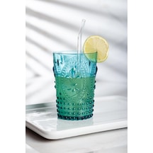 Akrilik Aquamarin Tekli Kısa Bardak & Su Meşrubat Kahve Yanı Bardağı 400 Ml Cam Değildir Diğer