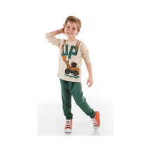 Denokids Mushi Up Dozer Erkek Çocuk Pantolon Takım Çok Renkli
