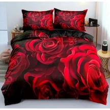 Rose Love Tek Kişilik 3 Parça Antibakteriyel Nevresim Takımı