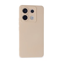 Xiaomi Redmi Note 13 Pro 5g Uyumlu Kılıf Nano İçi Kadife Silikon - Pudra