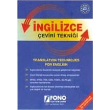 İngilizce Çeviri Tekniği  -  Birsen Çankaya  -  Fono Yayınları