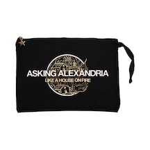 Asking Alexandria Like A House On Fire Siyah Cüzdan / El Çantası Siyah