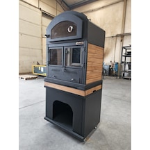 Fanus B200 Metal Fırınlı Barbekü Antrasit