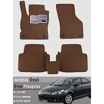Citroen C4 2004-2010 Uyumlu Eva Paspas Tam Set Araca Özel,su Geçirmez,hızlı Ve Kolay Montaj 501