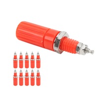 Maiyame 10 Adet M3 Dişli 4mm Kırmızı Banano Jak Soket - Yüksek Akım Ve Dayanıklı Bağlantı Elemanı