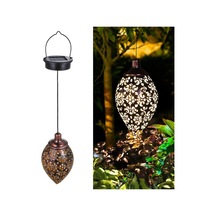 Güneş Enerjili Fener Ferforje Sokak Aydınlatma Konik