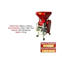 Tarım Garaj Elektrikli Yem Ezme Makinası 30 Luk 4 Hp
