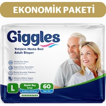 Giggles Yetişkin Bel Bağlamalı Hasta Bezi Large 2 x 30 'Lu