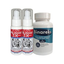 2 Adet 50 Ml Bigboost Erkek 3xeffect Canlandirici Krem + Yanında 1 Kutu 30lu Binareks Erkeklere Özel