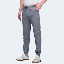 Slazenger NADJA Erkek Cepli Dar Paça Koyu Gri Eşofman Altı