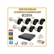 2mp 1080p 7 Dış Mekan Kameralı Ahd Güvenlik Seti 30191447