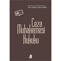 Ceza Muhakemesi Hukuku-Yener Ünver. Hakan Hakeri