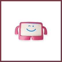 Storeşahin Samsung Uyumlu Galaxy T500 Tab A7 10.4 Kılıf Karakter Tablet Silikon - Pembe Shn0720