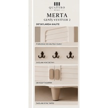 Merta Geniş Vestiyer Ahşap