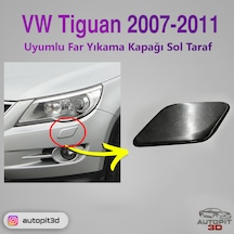 Volkswagen Tiguan 2007 2011 Uyumlu Far Yıkama Kapağı Sol Taraf