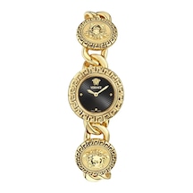 Versace Greca Stud Icon 28 Mm Quartz Saat Vrscve0q00525 Siyah