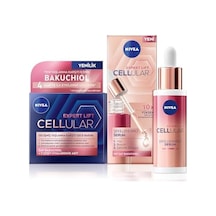 Cellular Expert Lift Doğal Retinol Alternatifi Saf Bakuchiol İçeren, Kolajen Tetikleyici Kırışıklık Karşıtı Cilt Serumu 30 Ml + Kırışıklık Karşıtı Ve Nemlendirici Gece Kremi 50 Ml